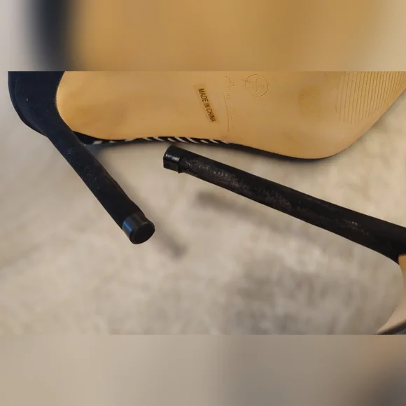 Geometric Patterned Ankle Boots Anna Mitchell Size 8 1/2 - Picture 5 of 6